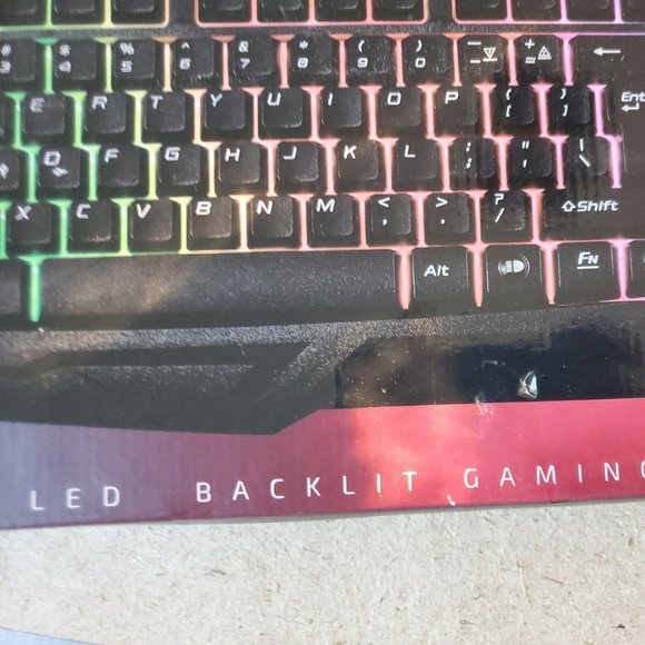Infiltrate EvoCORE Metal LED Rainbow Backlit PC & Gaming Keyboard Sealed New - Picture 3 of 12